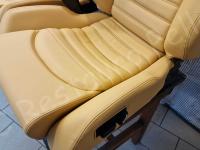 Ferrari 360 Modena Spider – Restauro completo plastiche e pelle >>>> - Particolare della seduta di guida. (DOPO)