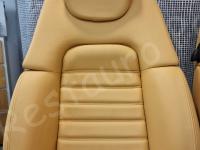 Ferrari 360 Modena Spider – Restauro completo plastiche e pelle >>>> - Particolare dello schienale passeggero. (DOPO)