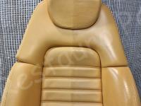 Ferrari 360 Modena Spider – Restauro completo plastiche e pelle >>>> - Il lavaggio 50/50 pulito/sporco su un sedile. (DURANTE)