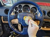 Ferrari 360 Modena Spider – Restauro completo plastiche e pelle >>>> - Lavaggio e igienizzazione di tutte le superfici dell'abitacolo. (DURANTE)