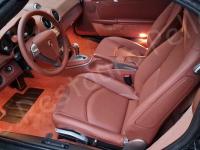 Porsche Boxster S 987 – Restauro completo dell’interno (pelle e plastiche) - Panoramica abitacolo lato guida. (DOPO)