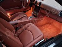 Porsche Boxster S 987 – Restauro completo dell’interno (pelle e plastiche) - Panoramica abitacolo lato passeggero. (DOPO)