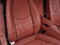 Porsche Boxster S 987 – Restauro completo dell’interno (pelle e plastiche) - Panoramica sedile passeggero. (DOPO)