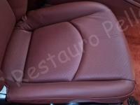 Porsche Boxster S 987 – Restauro completo dell’interno (pelle e plastiche) - Particolare della seduta passeggero. (DOPO)