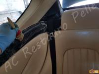 Ferrari 456 GT - anno 1994 - Pulizia interno in pelle e piccoli restauri ai sedili - Fase di lavaggio della pelle. (DOPO)