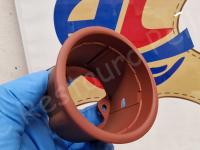 Porsche Boxster S 987 – Restauro completo dell’interno (pelle e plastiche) - La modanatura intorno al comando accensione luci. (DOPO)