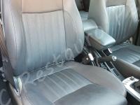 Alfa Romeo 156  - anno 2004 - Restauro volante, lavaggio interno e restauro plastiche. - Panoramica del sedile passeggero. (DOPO)