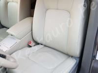 Nissan Murano  - anno 2009 - Pulizia interno in pelle e restauro pomello cambio - Panoramica del sedile guida. (DOPO)