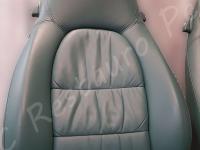 Porsche 911 Carrera 4 (996) - anno 1999 - Restauro completo dell’interno in pelle e della radica - Particolare dello schienale lato passeggero. (DOPO)