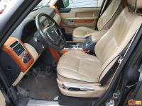 Range Rover Vogue TDV8 (L322) - anno 2008 - Restauro completo dell’interno in pelle e delle plastiche  - Panoramica dell'abitacolo lato guida. (PRIMA)