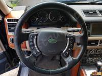 Range Rover Vogue TDV8 (L322) - anno 2008 - Restauro completo dell’interno in pelle e delle plastiche  - Panorama del cruscotto lato guida. (PRIMA)