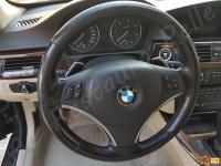 BMW 335d E92 - anno 2010 - Restauro sedili, volante e lavaggio abitacolo. - Panoramica del volante. (PRIMA)