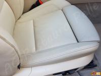 BMW 335d E92 - anno 2010 - Restauro sedili, volante e lavaggio abitacolo. - La seduta lato passeggero. (PRIMA)