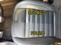 Alfa Romeo Stelvio 2000 turbo Q4 - anno 2017 - Pulizia e trattamento dell’interno in pelle - 50/50 seduta di guida. AC Restauro Pelle (PRIMA)