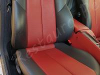 Mercedes Benz SLK 200 Kompressor - anno 2002 - Restauro completo degli interni - Panoramica del sedile passeggero. (PRIMA)