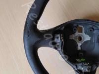 Alfa Romeo 156 TI - anno 2004 - Rivestimento volante in vera pelle con personalizzazione - Particolare dell'impugnatura sinistra. (PRIMA)