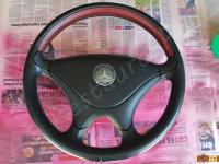 Mercedes Benz SLK 200 Kompressor - anno 2002 - Restauro completo degli interni - Il volante. (PRIMA)