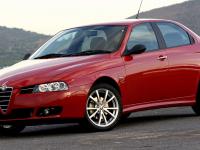 Alfa Romeo 156 TI - anno 2004 - Rivestimento volante in vera pelle con personalizzazione - AC Restauro Pelle (PRIMA)