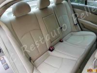 Mercedes classe E 320CDI (W211) - anno 2006 - Restauro completo interno in pelle  - Panoramica divano posteriore. (PRIMA)