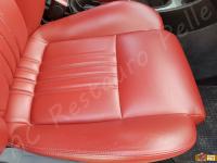 Alfa Romeo 147 - anno 2006 - Restauro volante e trattamento interno in pelle  - Particolare seduta passeggero. (PRIMA)