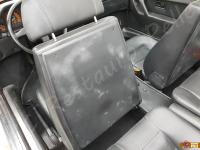 Ferrari Mondial T cabrio - anno 1992 - Restauro completo degli interni >>>> - Panoramica della parte posteriore dello schienale di guida. (PRIMA)