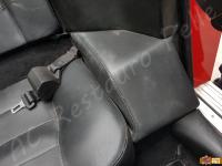 Ferrari Mondial T cabrio - anno 1992 - Restauro completo degli interni >>>> - Particolare di un pannello di rivestimento laterale posteriore. (PRIMA)