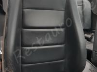 Ferrari Mondial T cabrio - anno 1992 - Restauro completo degli interni >>>> - Particolare dello schienale del passeggero. (PRIMA)