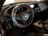 BMW M6 (E63) - anno 2006 - Rivestimento in vera pelle del volante >>> - Il volante montato sulla M6 e l'auto. (PRIMA)