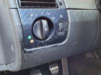 Mercedes SLK (R170) 200 kompressor - anno 1999 - Restauro completo degli interni - Panoramica delle plastiche cruscotto lato guida. (PRIMA)