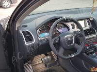 AUDI Q7 2009 - Rivestimento e personalizzazione volante in vera pelle - Il nostro volante montato sull'auto del cliente. (-)