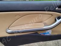 BMW 330 Ci cabrio (E46) - Restauro completo degli interni - >>>>>>>>>>>>>>>>> - Portiera lato guida. (PRIMA)