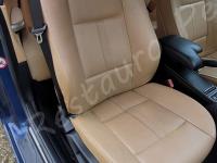BMW 330 Ci cabrio (E46) - Restauro completo degli interni - >>>>>>>>>>> - Panoramica sedile passeggero. (PRIMA)