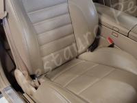 Mercedes CL63 AMG – Lavaggio e igienizzazione di tutto l'abitacolo e restauro pulsanti appiccicosi - Panoramica sedile passeggero. (PRIMA)