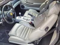 Ferrari 360 Modena spider – Restauro completo degli interni >>>>> - Panoramica dell'abitacolo lato guida. (PRIMA)
