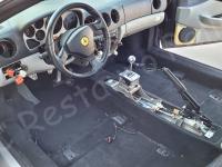 Ferrari 360 Modena spider – Restauro completo degli interni >>>>> - L'abitacolo durante la lavorazione. (DURANTE)