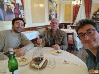 Aston Martin V8 Vantage (Alessandro Pedersoli) – Restauro degli interni - Il pranzo insieme a Giuseppe e Alessandro Pedersoli. (-)