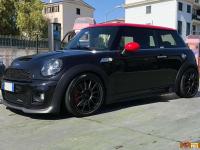 Mini Cooper S (R56) JCW - anno 2010 - Rivestimento volante in vera pelle con personalizzazione - AC Restauro Pelle (PRIMA)