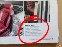 AC Restauro Pelle su RuoteClassiche di Dicembre 2018! Reportage completo. - La menzione di RUOTECLASSICHE e l'ing. Ramaciotti sul circuito privato dietro il museo (-)