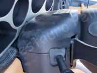 Ferrari 360 Modena – Restauro plastiche e pulizia interno >>>>>>>>>>> - Il copripiantone sterzo. (PRIMA)