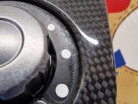 Ferrari F430 spider – Restauro plastiche appiccicose >>>>>>>>>>>> - Dettagli. (PRIMA)