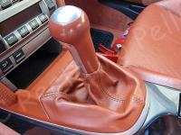 Porsche Cayman S – Restauro completo interno (pelle e plastiche) >>> - Pomello e cuffia del cambio. (PRIMA)