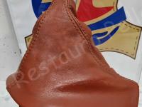 Porsche Cayman S – Restauro completo interno (pelle e plastiche) >>> - Dettagli della cuffia cambio. (PRIMA)