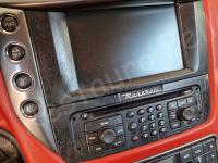 Maserati Granturismo – Restauro completo delle plastiche appiccicose - Panoramica consolle centrale. (PRIMA)