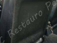 BMW M535i (E28) - anno 1985 - Restauro completo dell’interno in pelle - Particolare degli schienali dei sedili anteriori. (PRIMA)