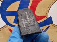 Maserati Quattroporte S – Restauro completo delle plastiche appiccicose - Lo schema del cambio automatico. (PRIMA)