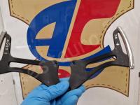 Maserati Quattroporte S – Restauro completo delle plastiche appiccicose - I paddles del cambio al volante. (PRIMA)