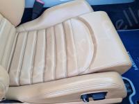 Ferrari 360 Modena Spider – Restauro completo plastiche e pelle >>>> - Dettaglio della seduta. (PRIMA)