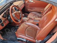 Porsche Boxster S 987 – Restauro completo dell’interno (pelle e plastiche) - Panoramica abitacolo lato guida. (PRIMA)