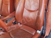 Porsche Boxster S 987 – Restauro completo dell’interno (pelle e plastiche) - Panoramica sedile guida. (PRIMA)