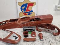 Porsche Boxster S 987 – Restauro completo dell’interno (pelle e plastiche) - Panoramica delle plastiche nel mio laboratorio. (PRIMA)